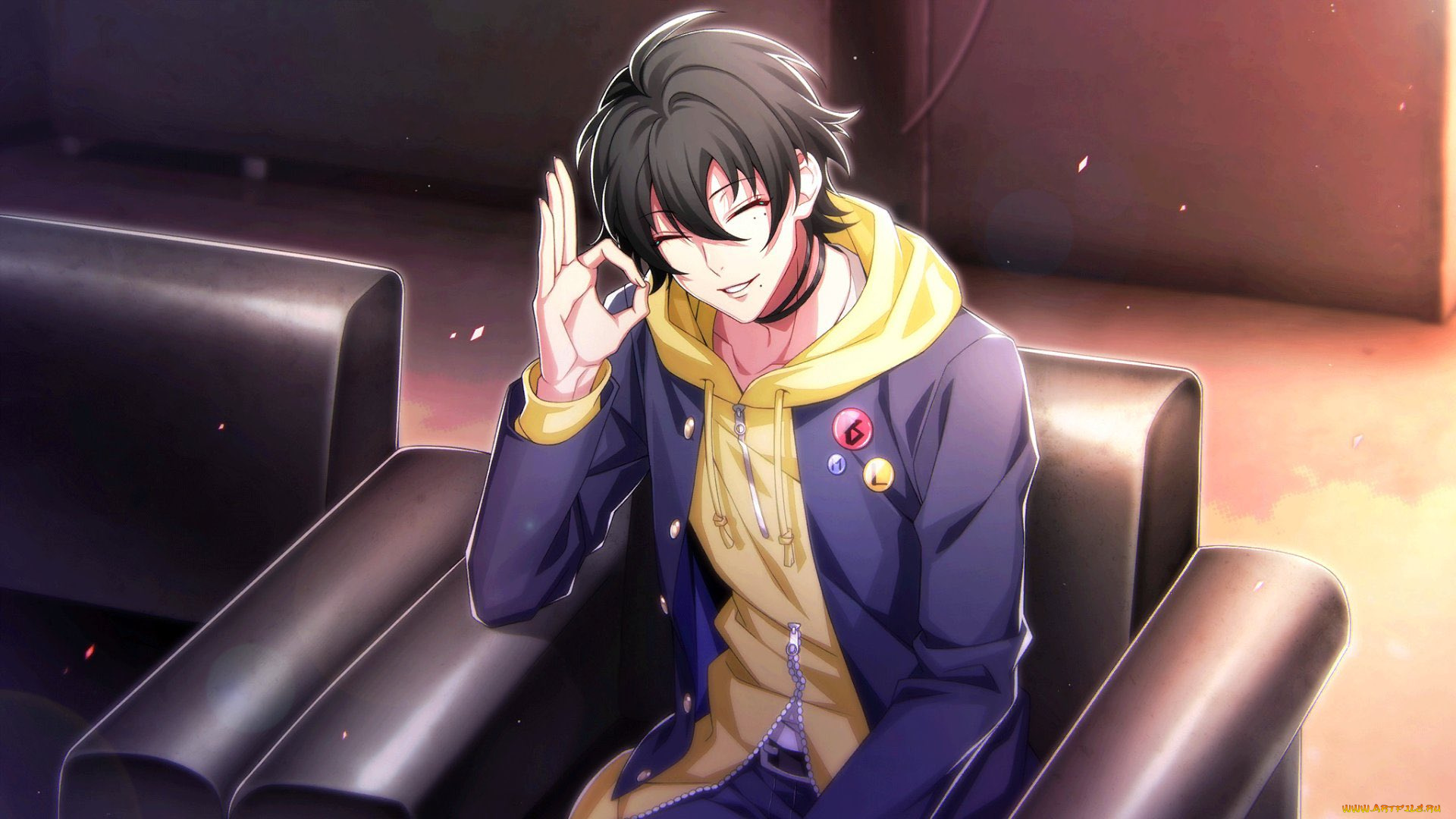 аниме, hypnosis, mic, hypnosis, mic