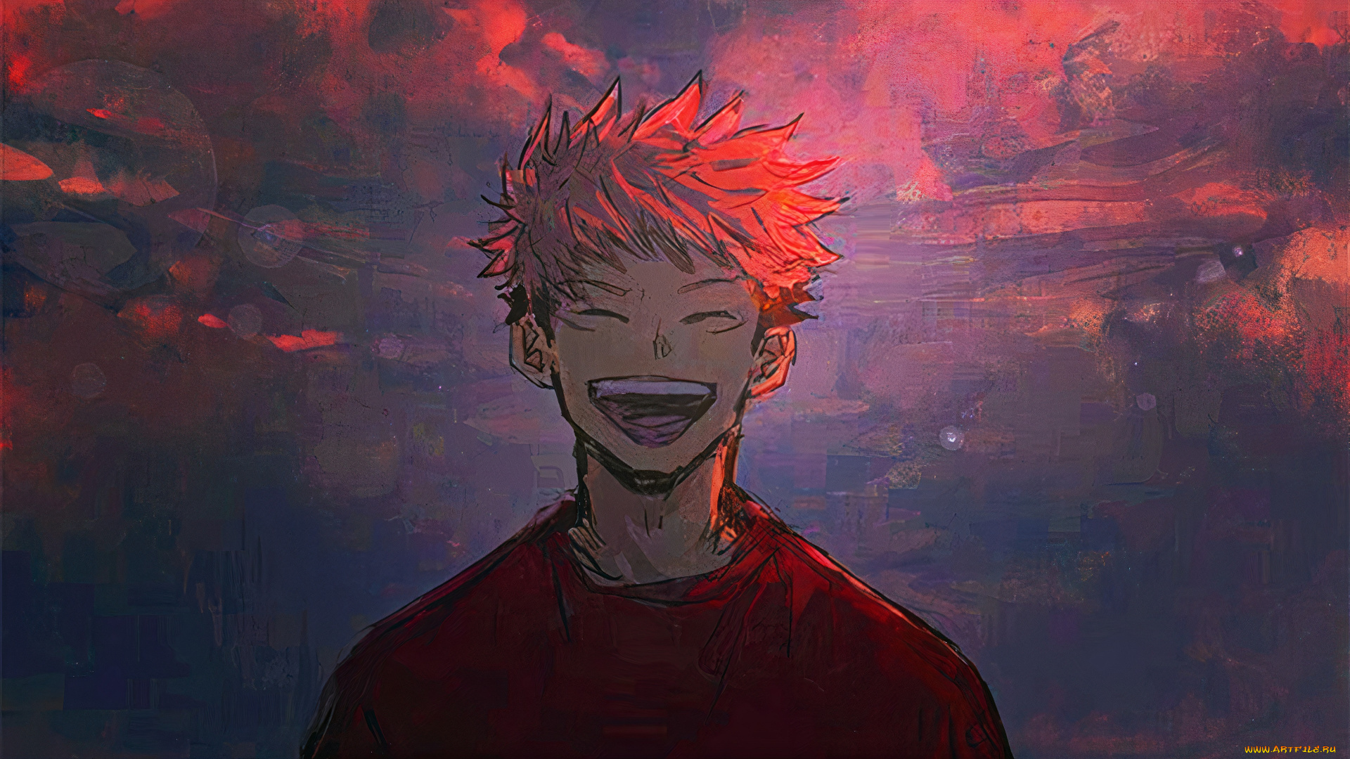 аниме, jujutsu, kaisen, магическая, битва