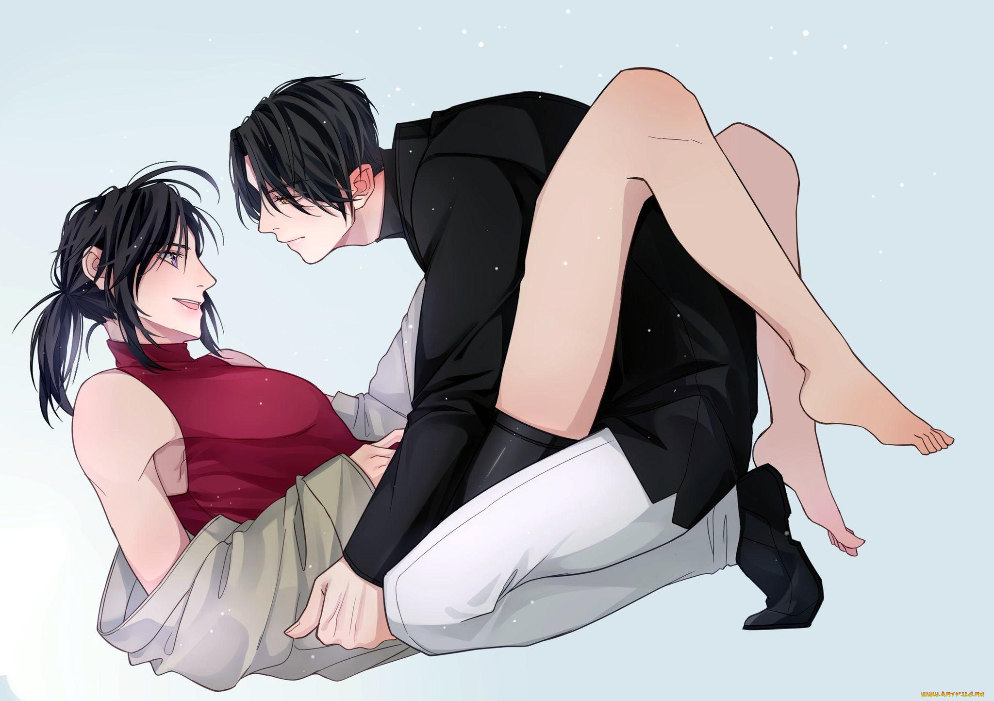 рисованное, люди, парни