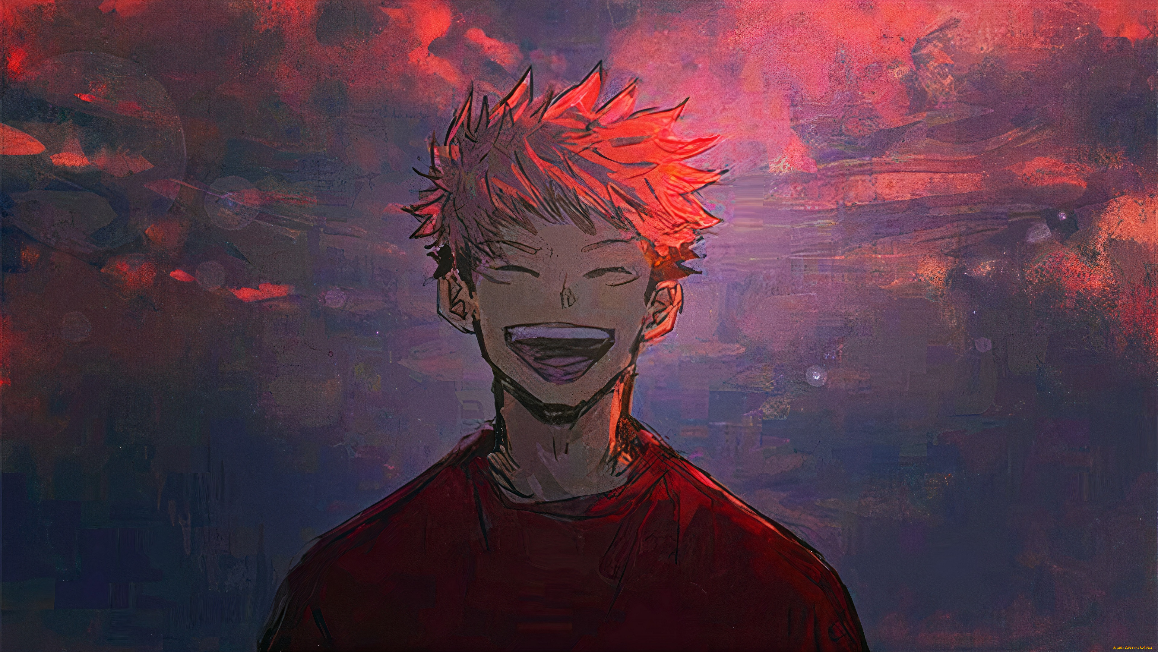 аниме, jujutsu, kaisen, магическая, битва