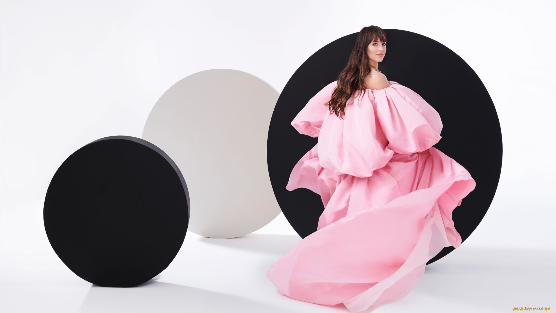 девушки, dakota, johnson, дакота, майи, джонсон, актриса, женщина, розовое, платье, знаменитости, модель