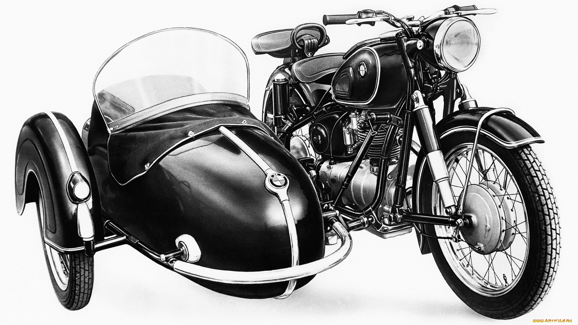 мотоциклы, рисованные, bmw