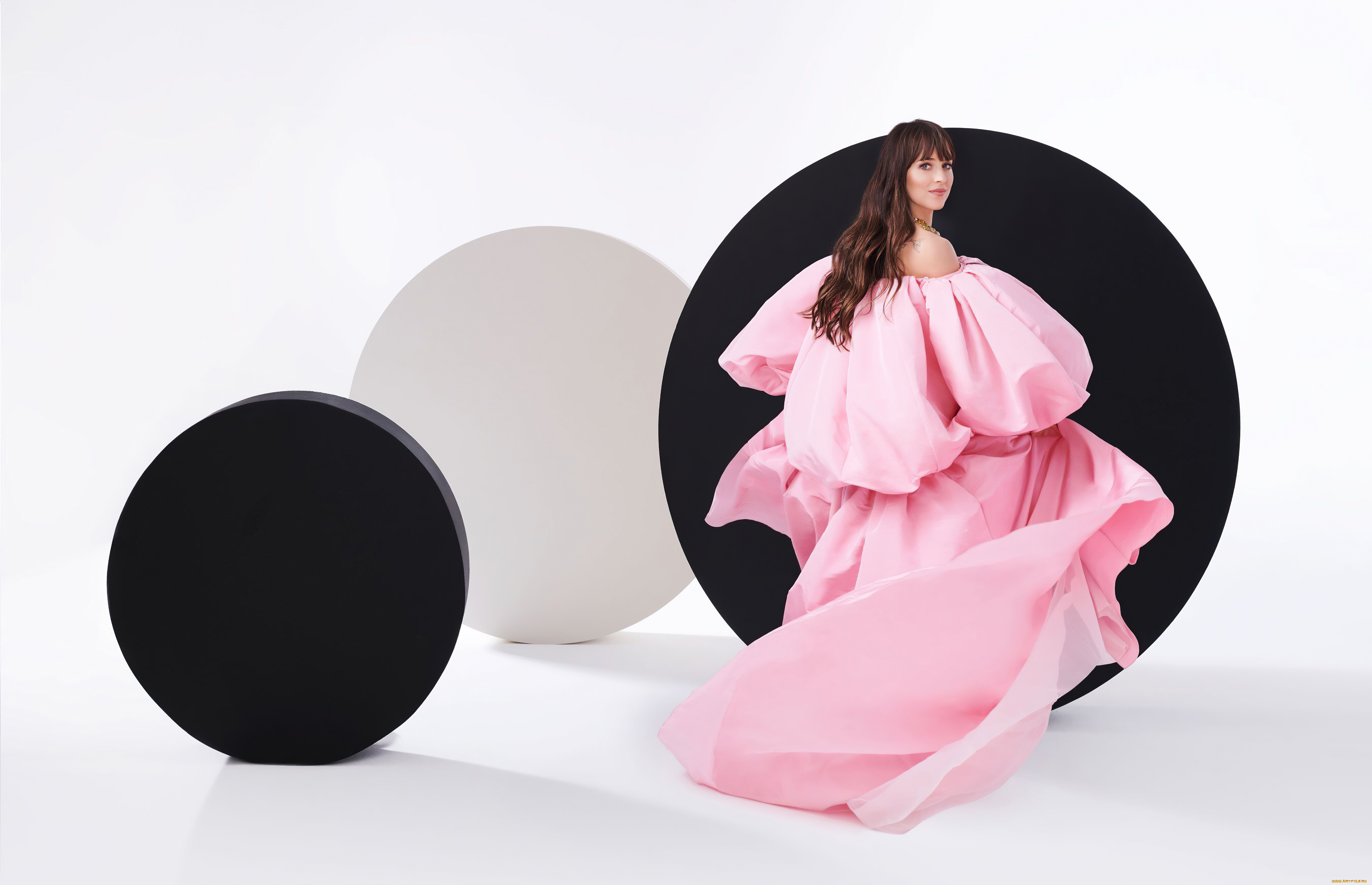 девушки, dakota, johnson, дакота, майи, джонсон, актриса, женщина, розовое, платье, знаменитости, модель