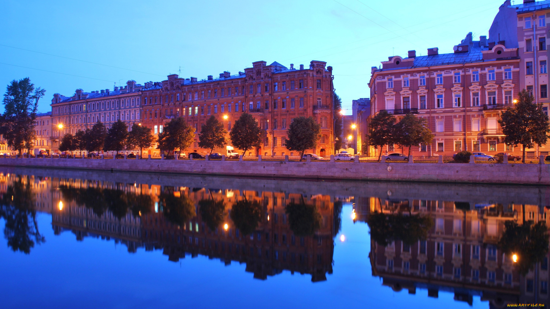 города, санкт-петербург, , петергоф, , россия, санкт, петербург, канал, ночь, oгни, нева