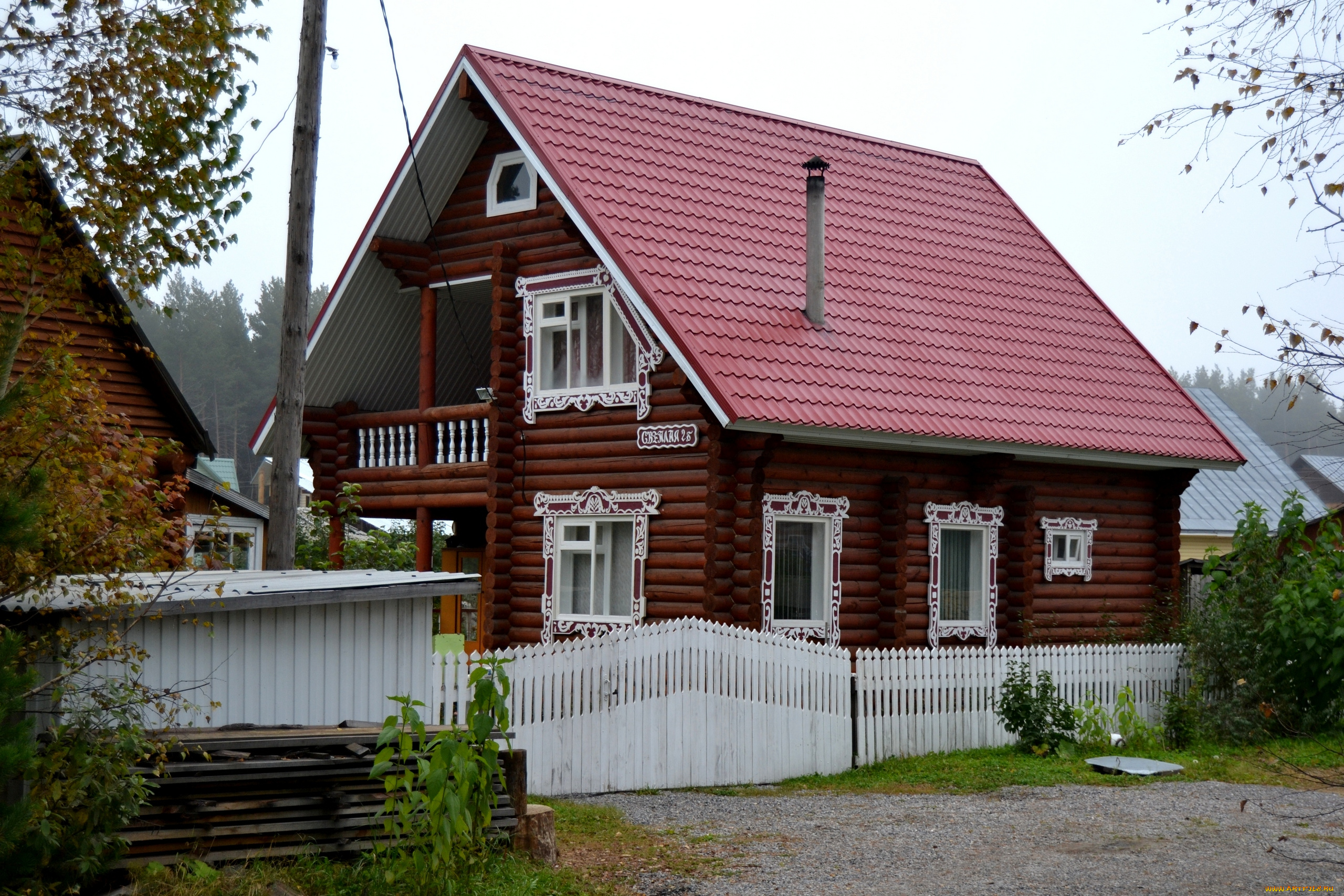 города, -, здания, , дома, частный, дом, дерево, улица, светлая