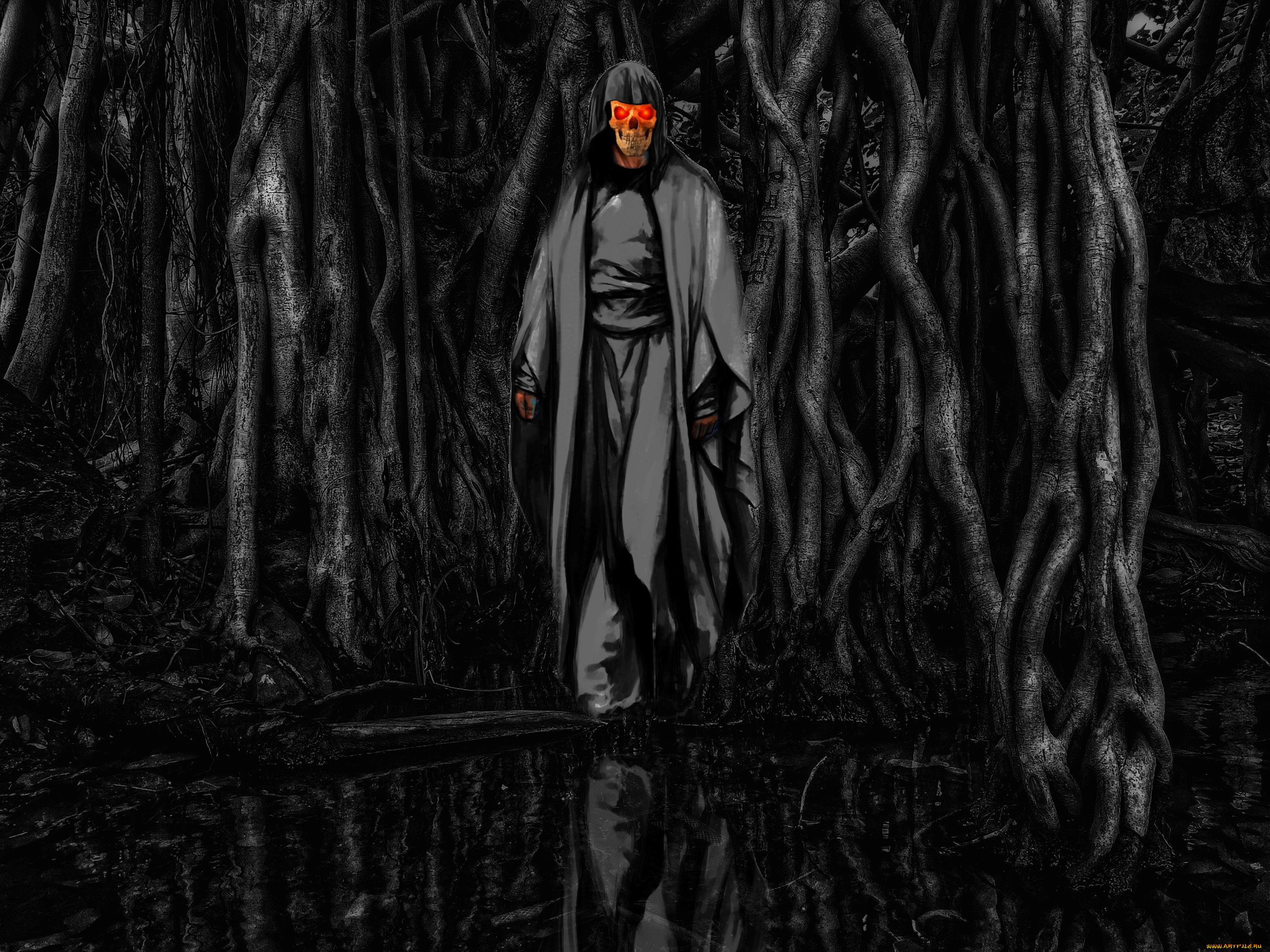 фэнтези, фотоарт, нежить