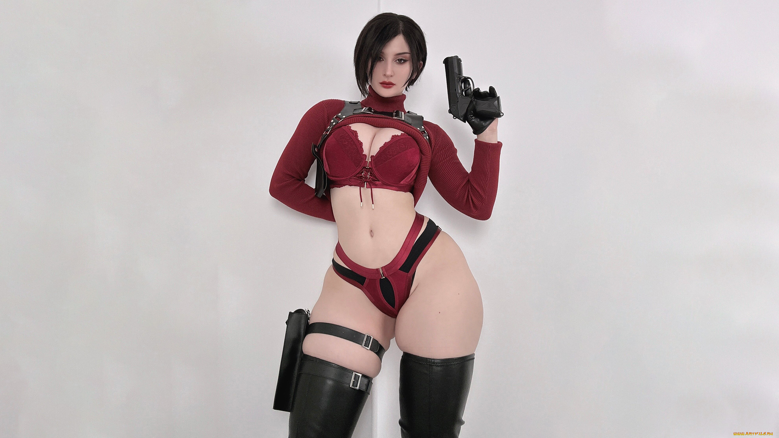 девушки, -, креатив, , косплей, ada, wong, resident, evil