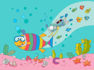 обоя векторная, графика