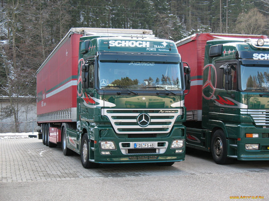 автомобили, mercedes, trucks
