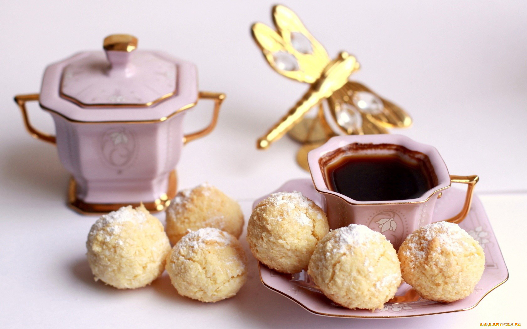 еда, пирожные, кексы, печенье, чай