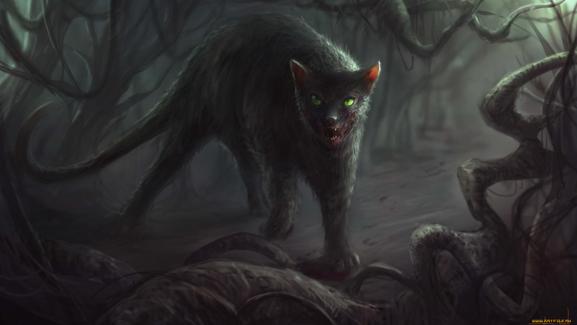 фэнтези, существа, кошка