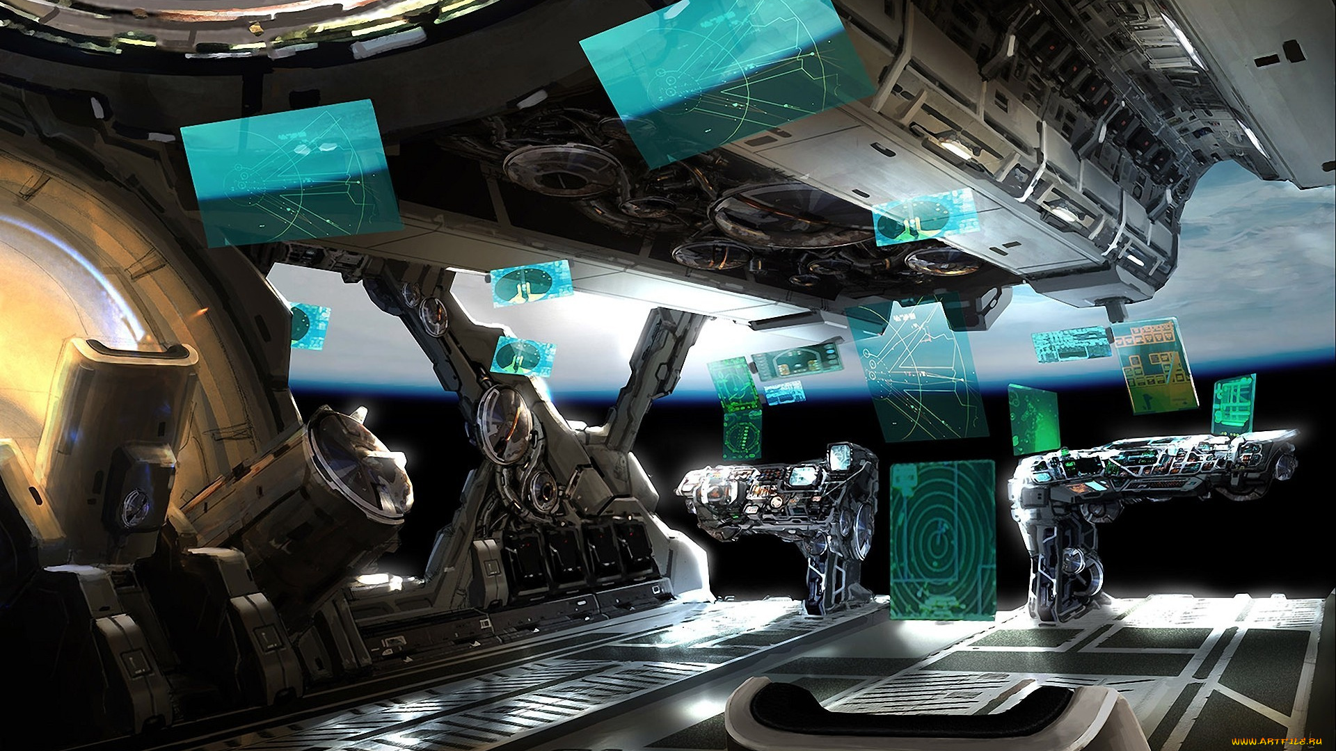 mark, yang, фэнтези, космические, корабли, звездолеты, станции