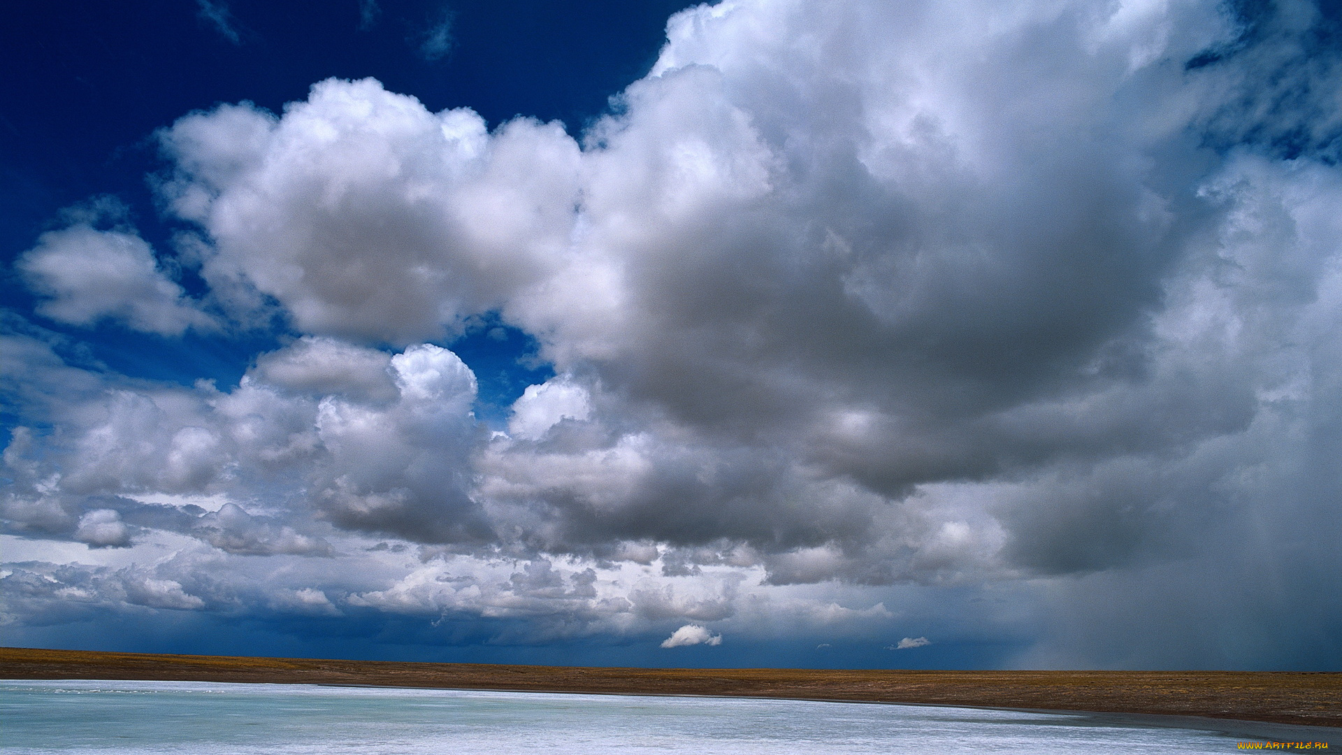 природа, облака, вечер