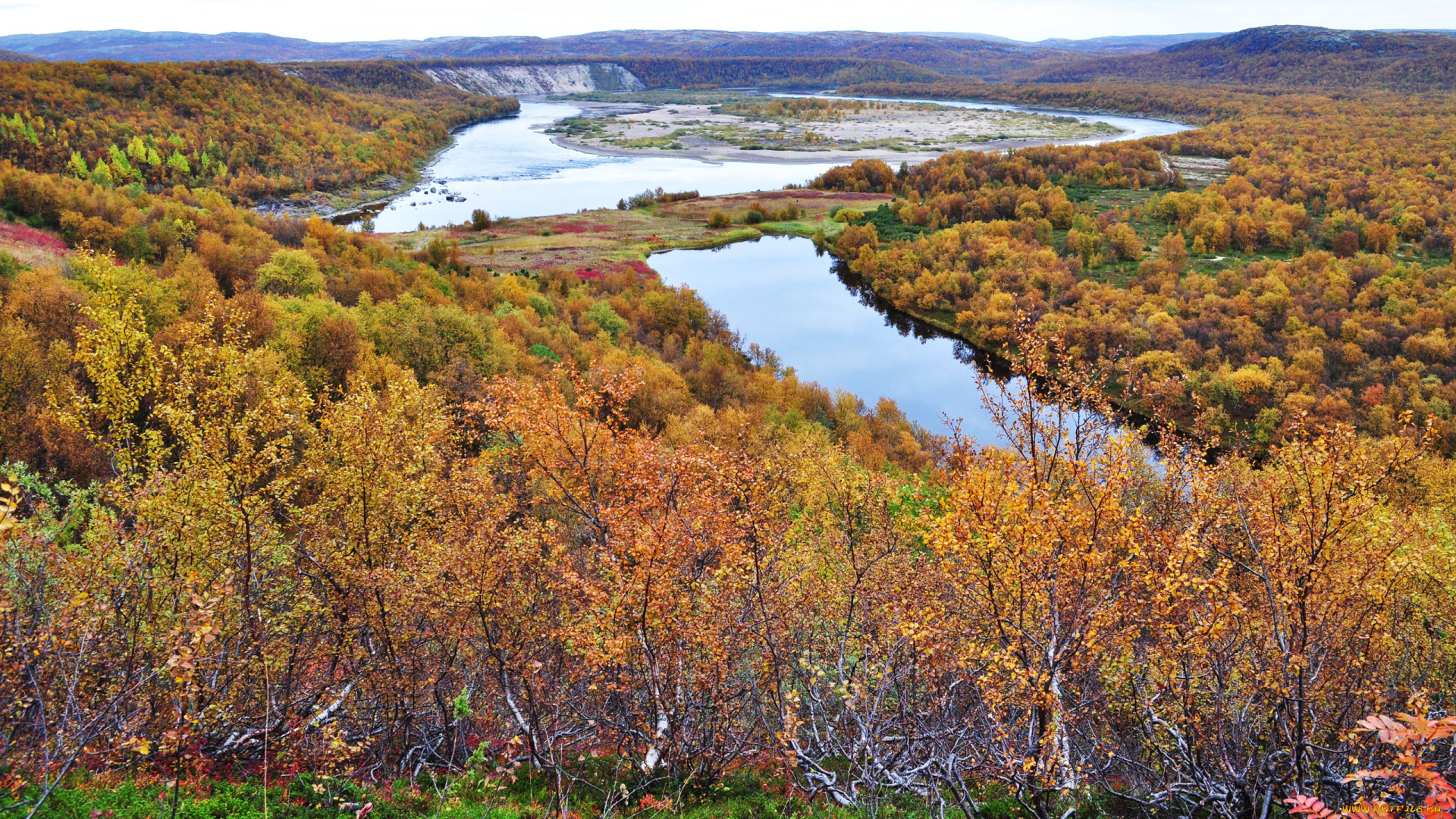 природа, реки, озера, осень, леса, деревья, озёра