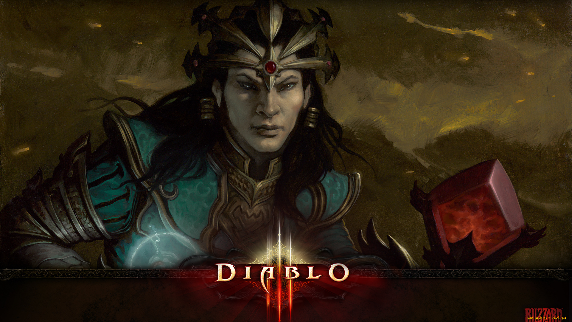 видео, игры, diablo, iii, магия, жезл