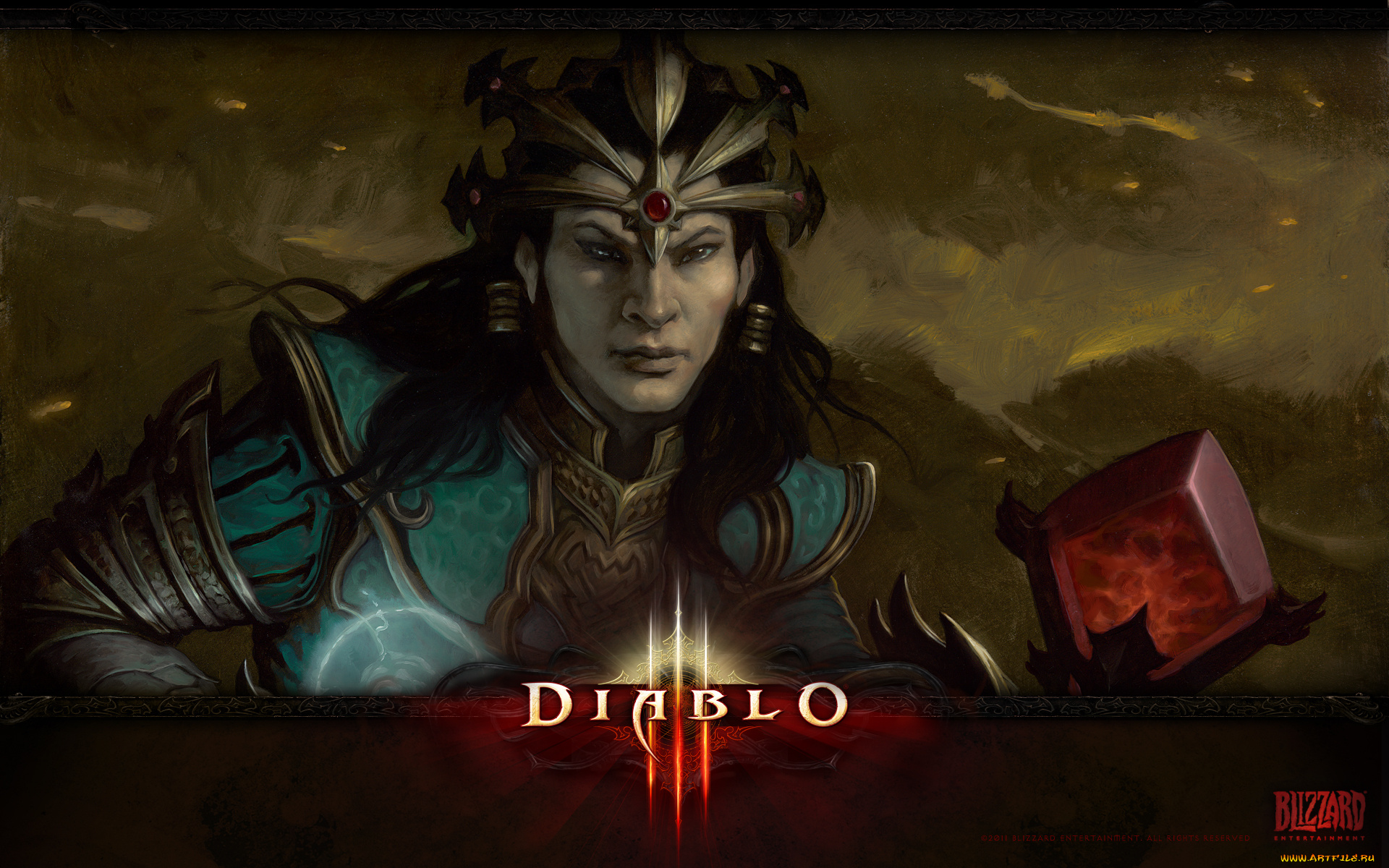 видео, игры, diablo, iii, магия, жезл