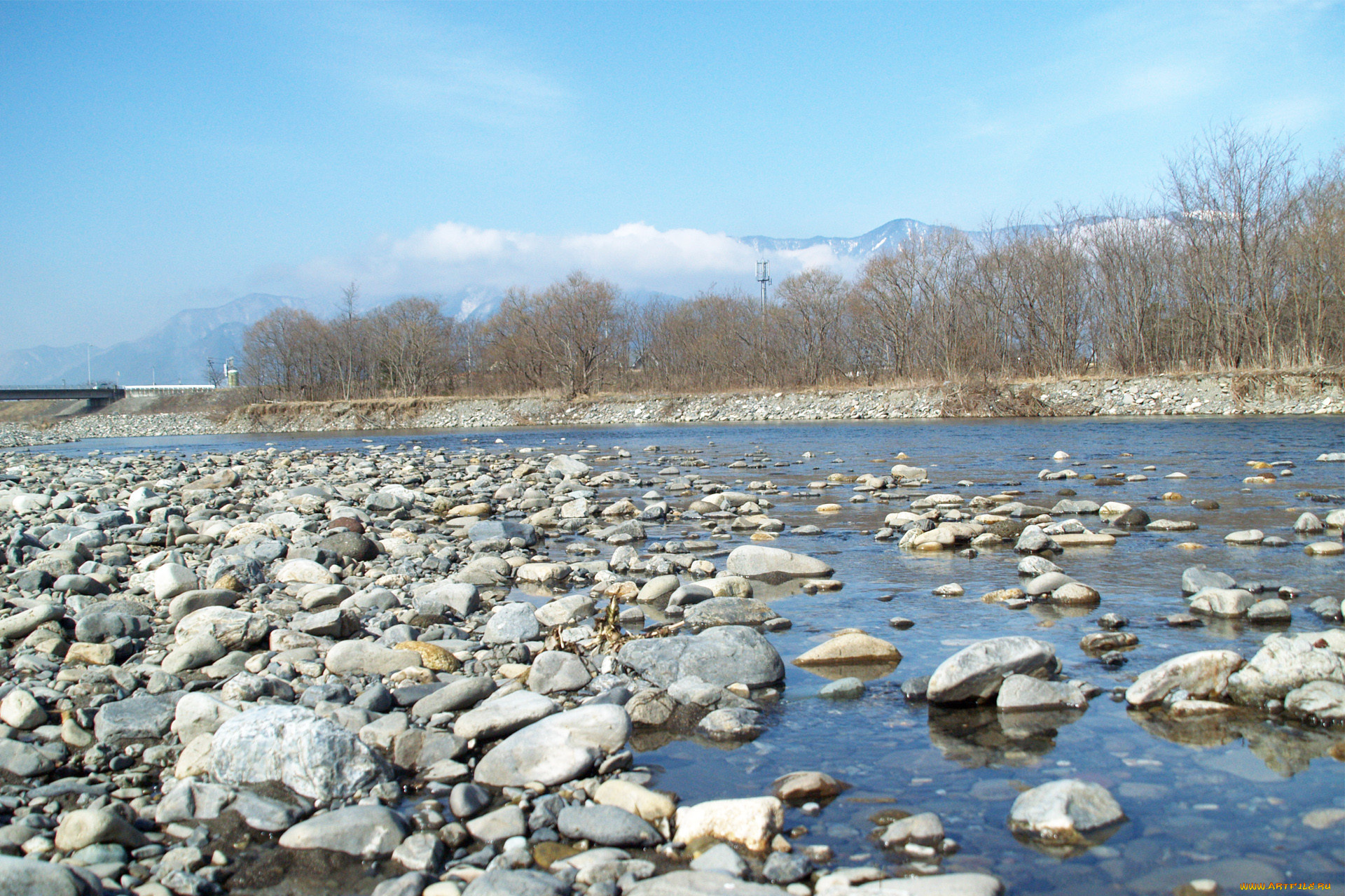 природа, реки, озера, вода, камни