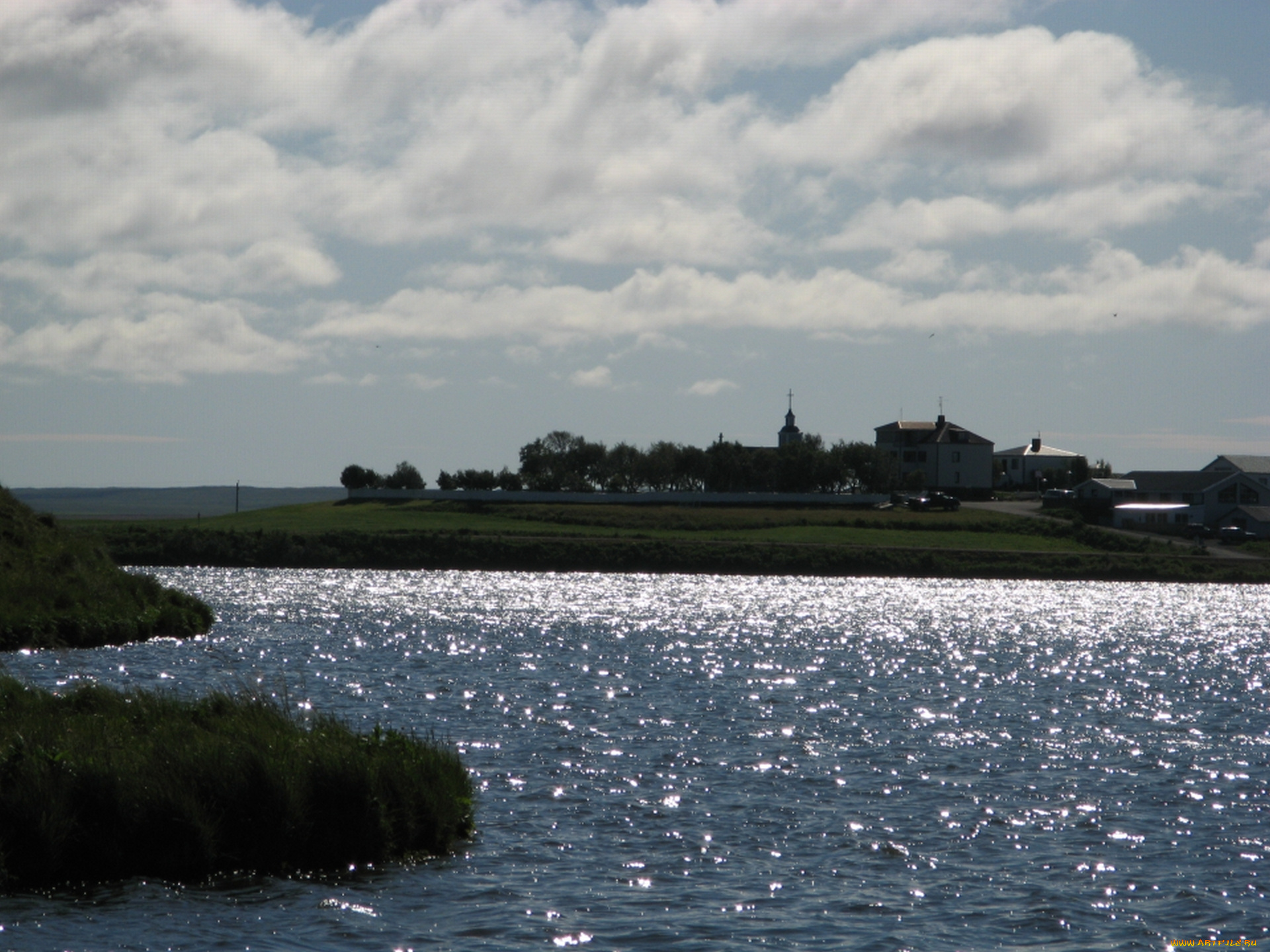 природа, реки, озера, река, блики