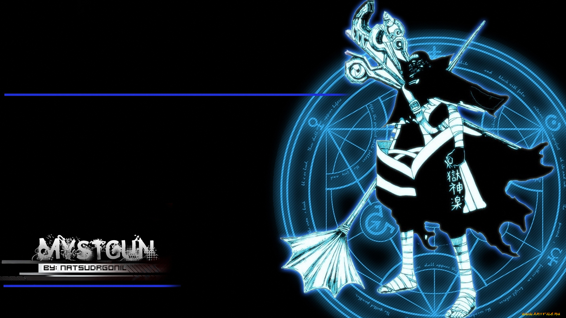 аниме, fairy, tail, волшебник, маг, mystgun