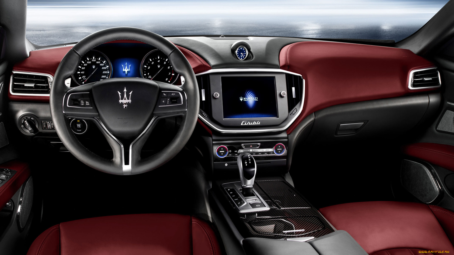 автомобили, спидометры, торпедо, maserati, ghibli, coupe