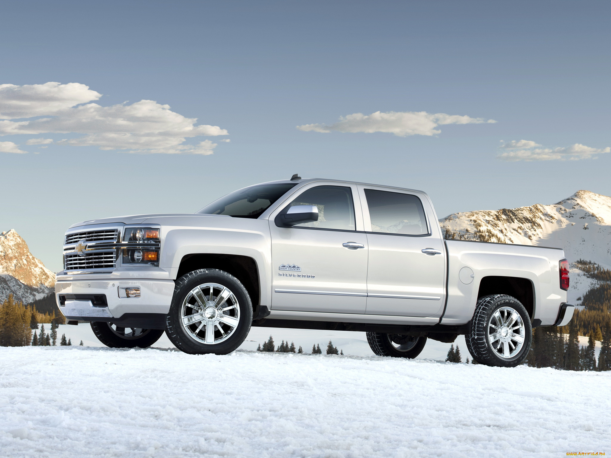 chevrolet, silverado, high, country, crew, cab, автомобили, gm, division, сша