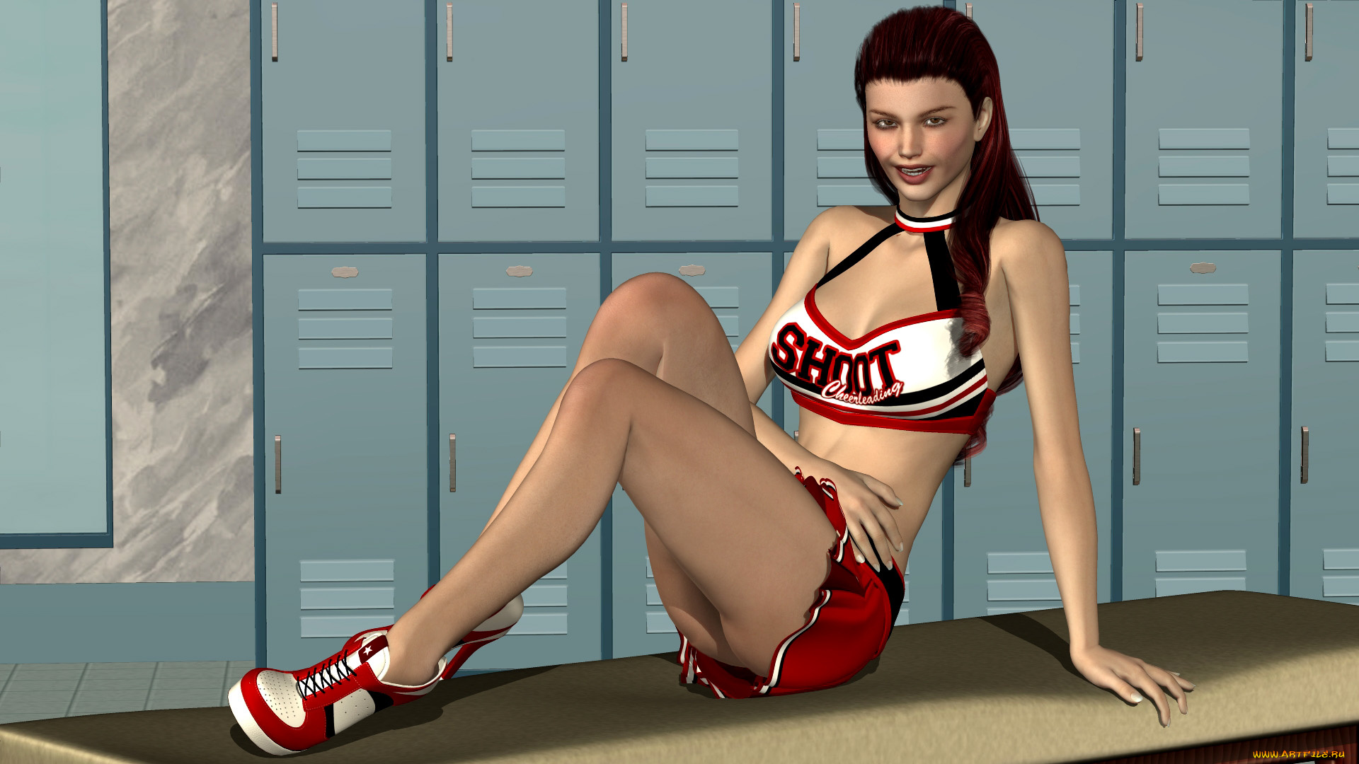 3д, графика, people, , люди, взгляд, девушка