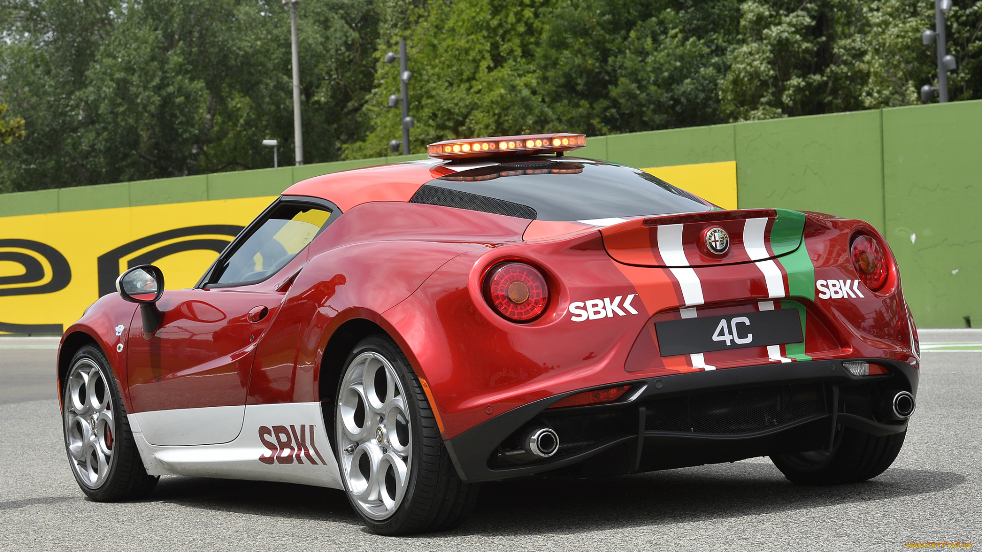 автомобили, alfa, romeo, alfa, romeo, красный, safety, 960, car, 2014г, 4c, sbk