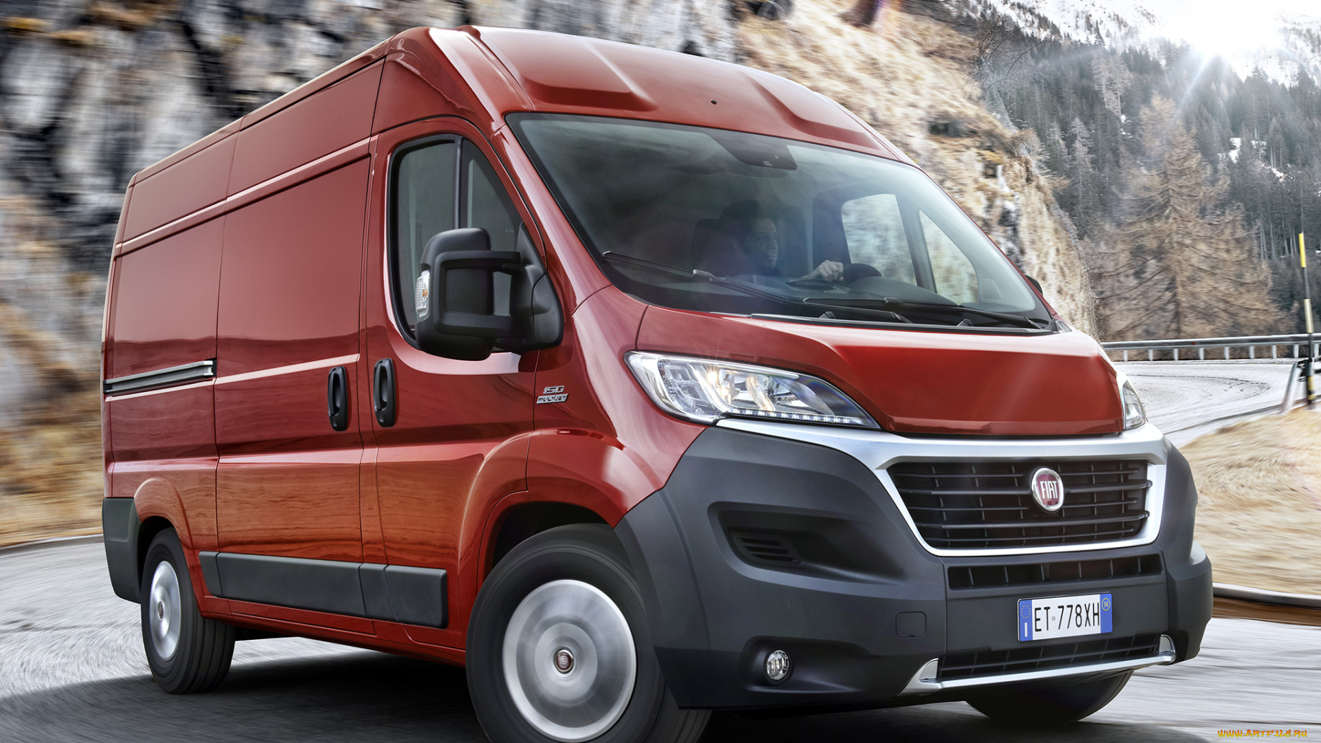 автомобили, fiat, 2014г, van, ducato, l3h2, красный