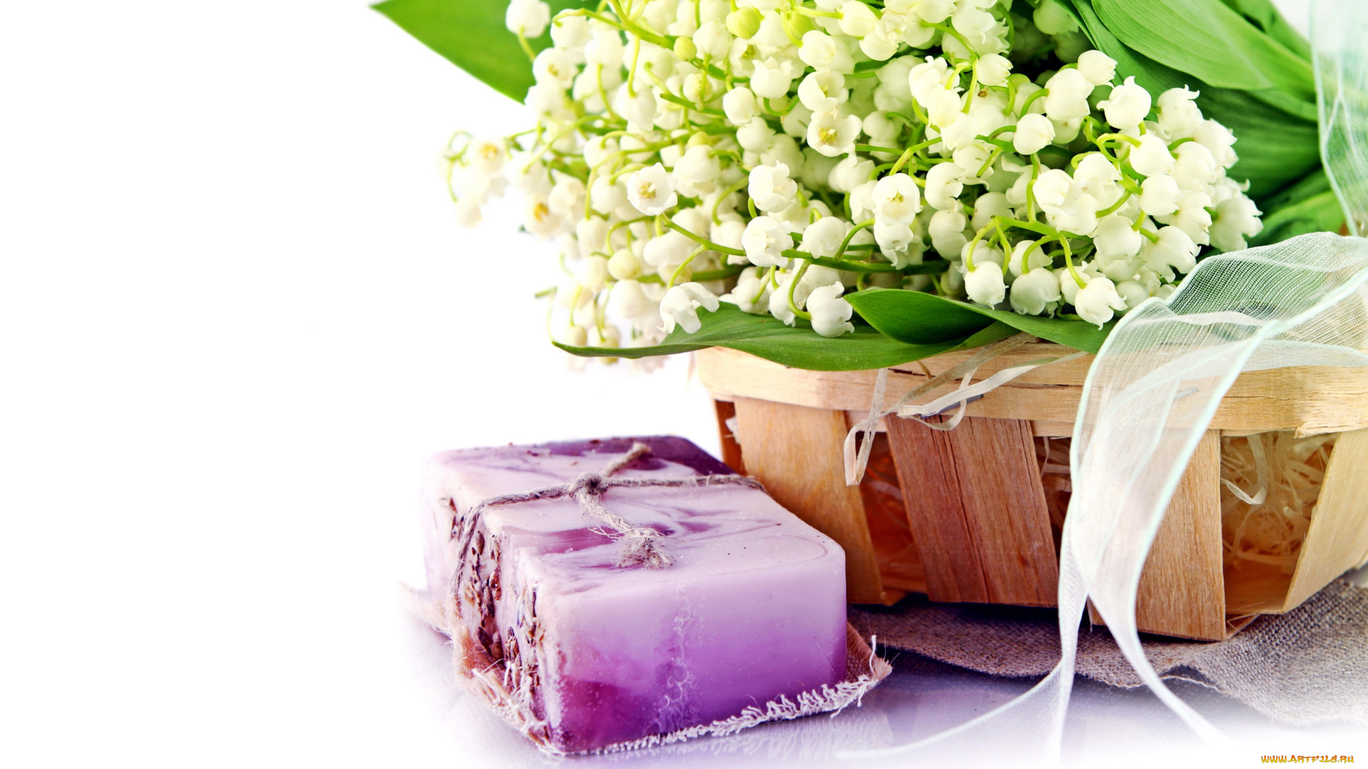 цветы, ландыши, мыло
