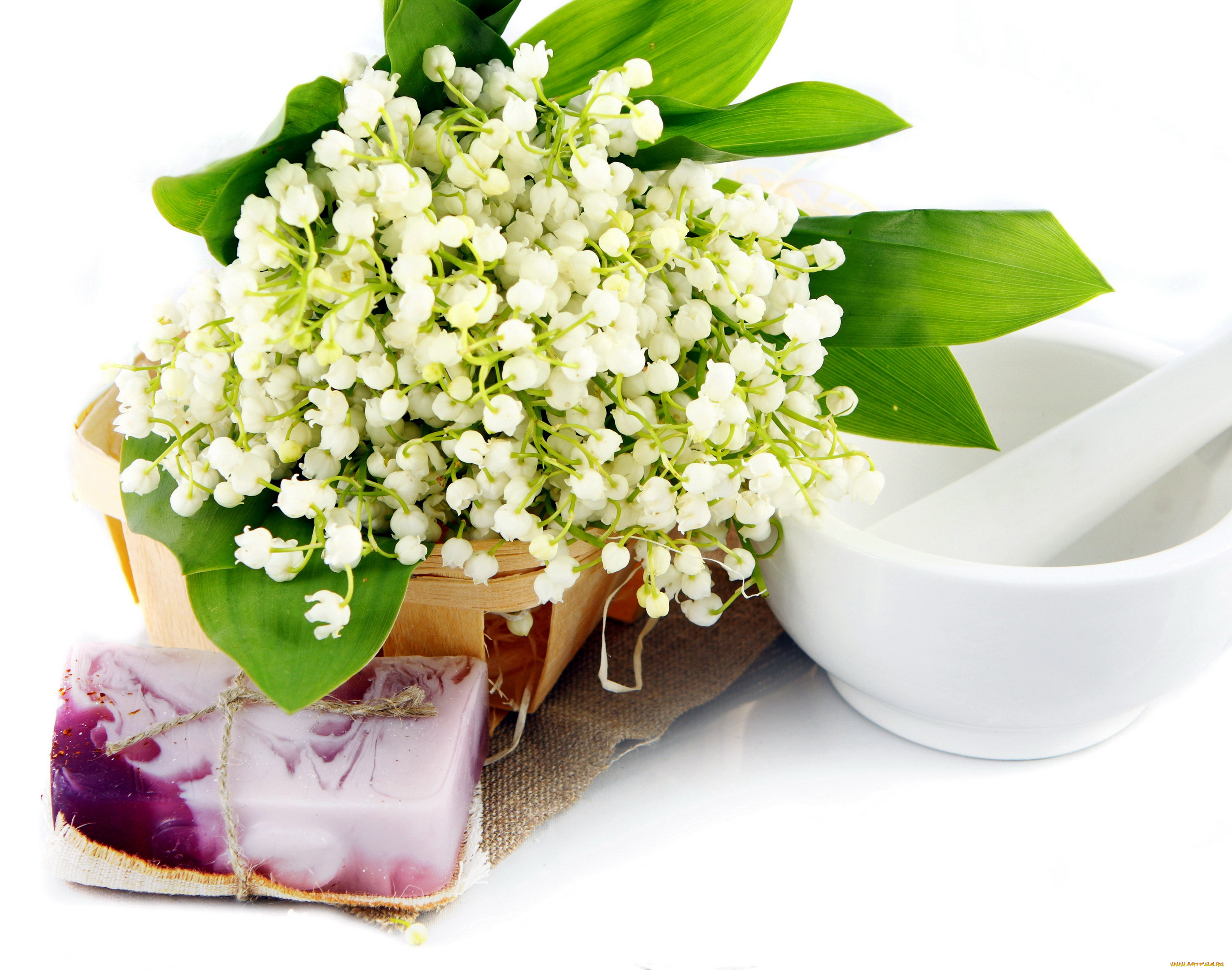 цветы, ландыши, мыло