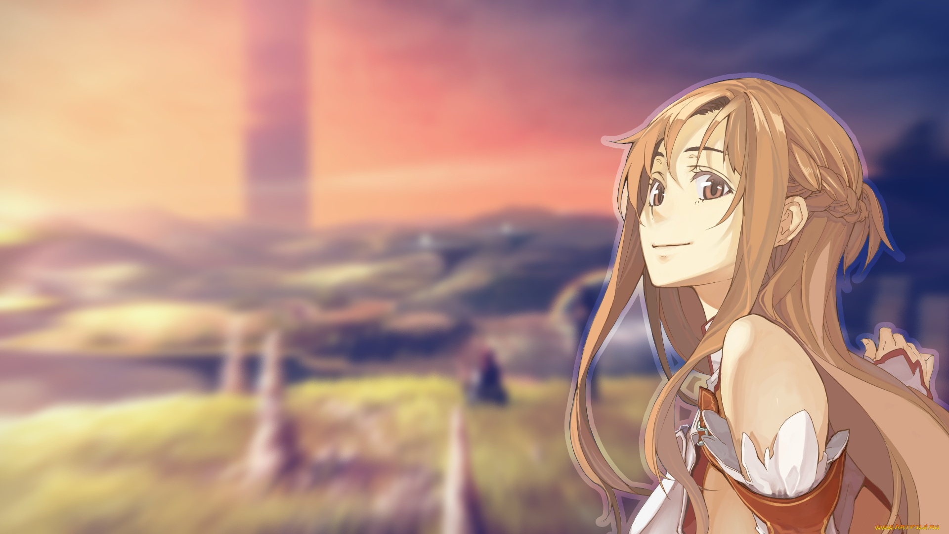 аниме, sword, art, online, асуна, sword, art, online, yuuki, asuna, арт
