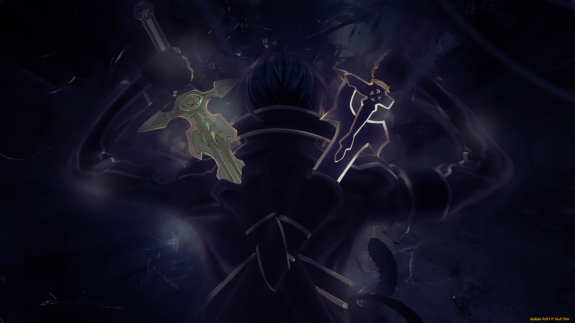 аниме, sword, art, online, sword, art, online, mikedu44800, kirigaya, kazuto, кирито