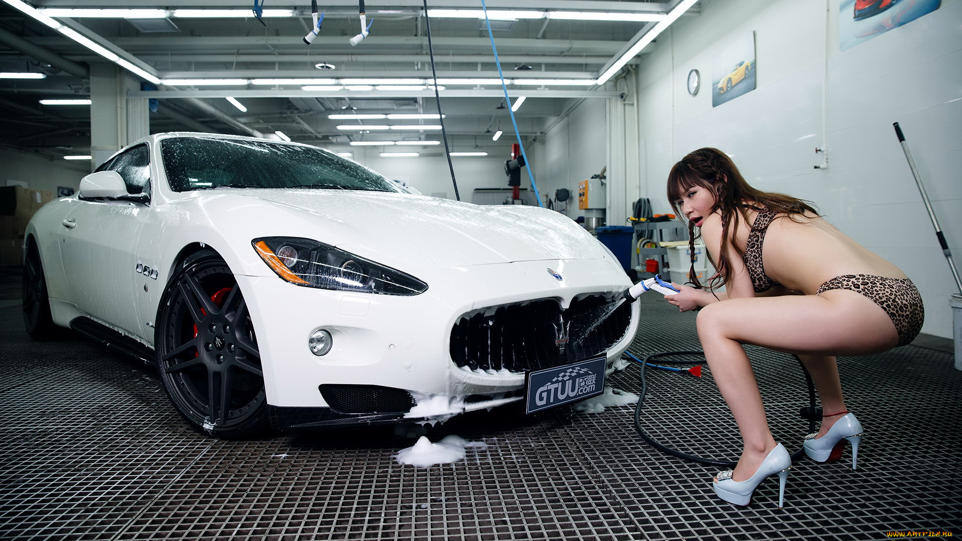 автомобили, -авто, с, девушками, девушка, взгляд, фон, автомобиль, азиатка