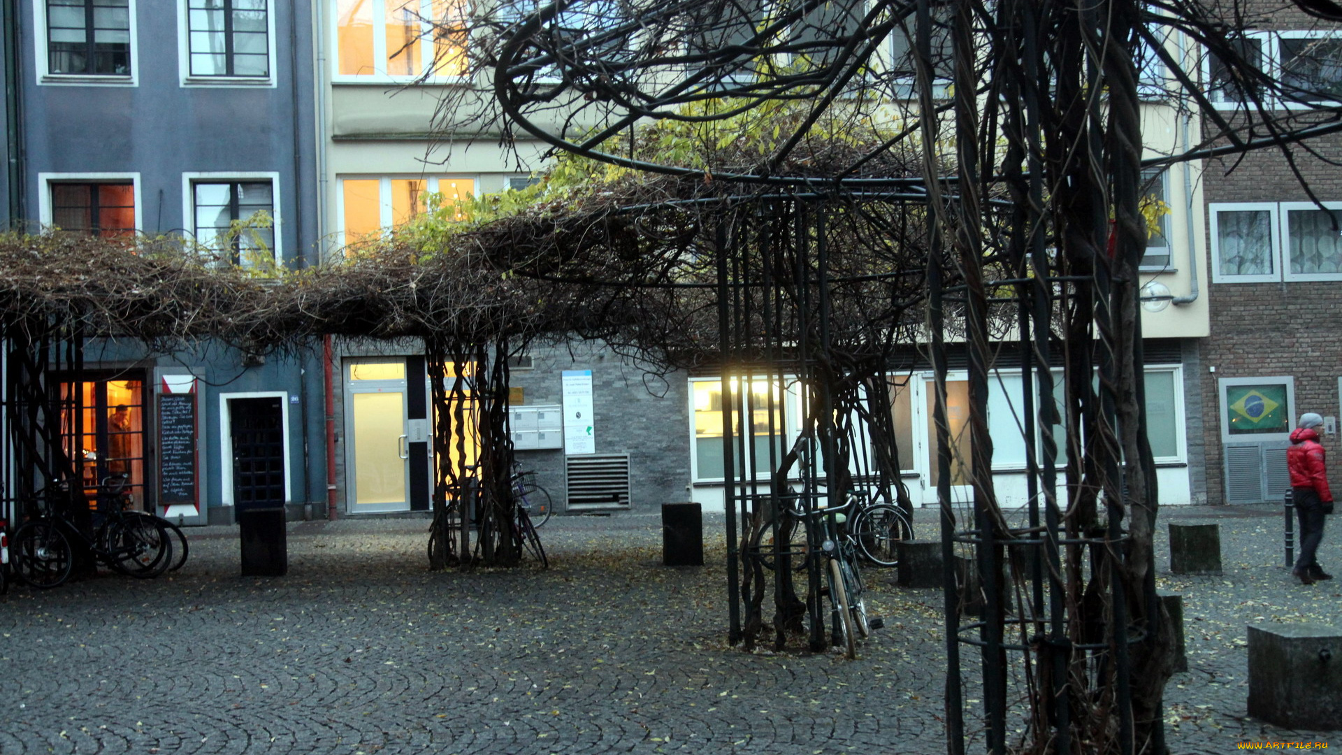 города, кельн, , германия, велосипеды