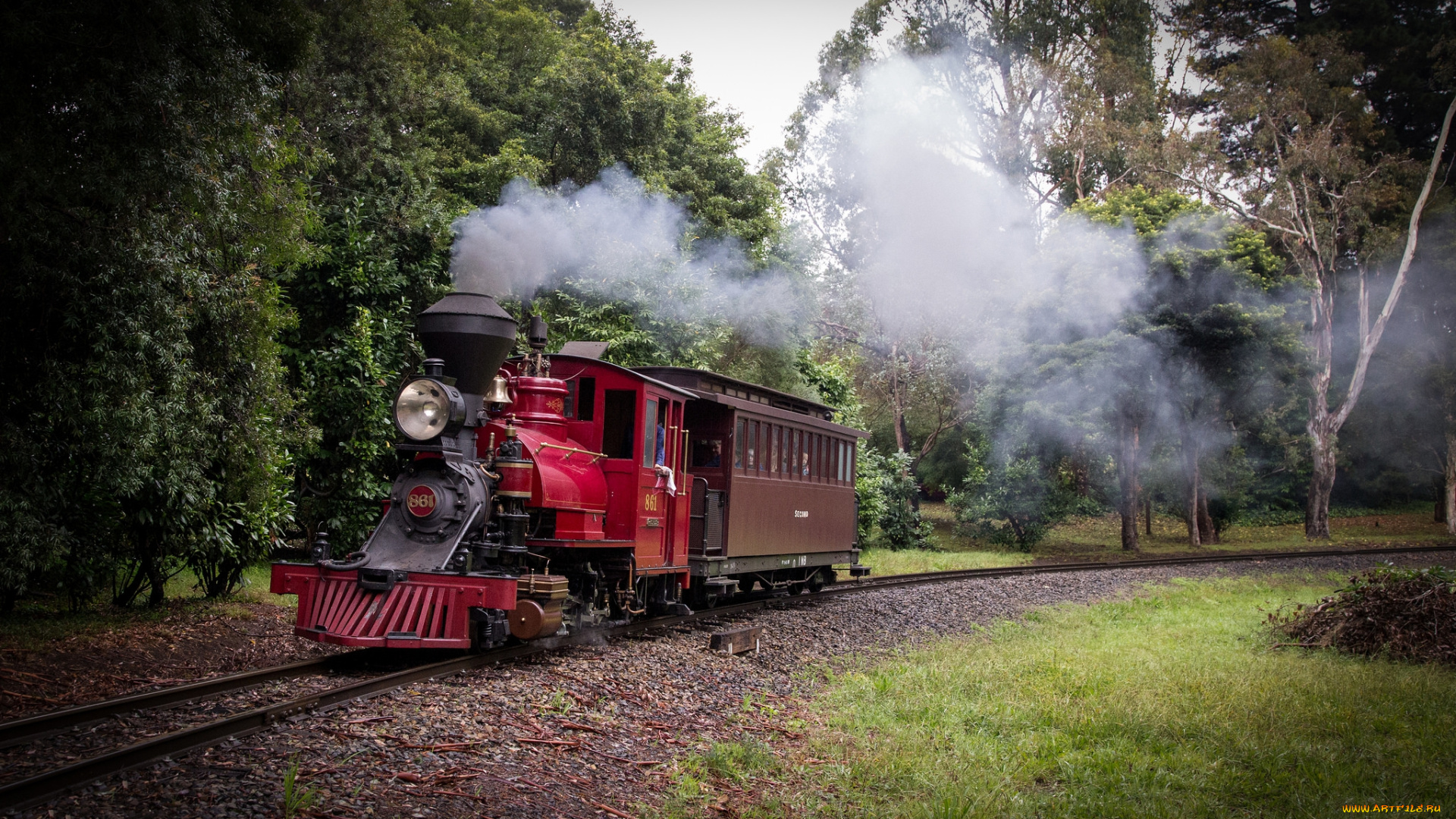 техника, паровозы, паровоз, рельсы, дорога, железная