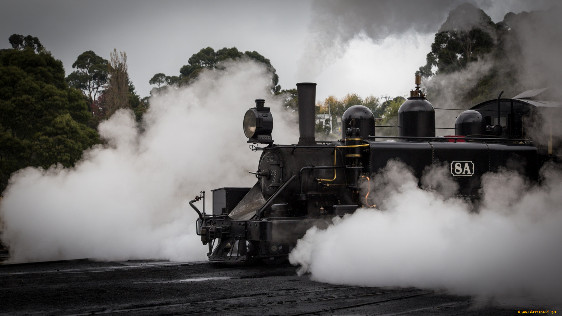 техника, паровозы, паровоз, рельсы, дорога, железная