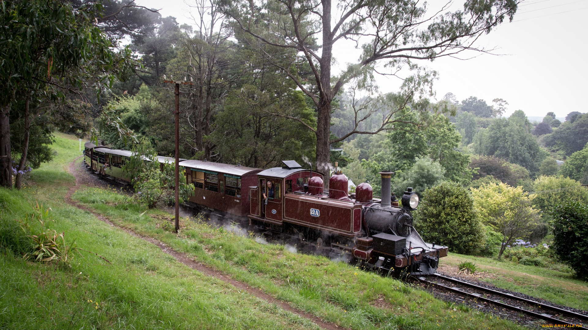 техника, паровозы, паровоз, рельсы, дорога, железная