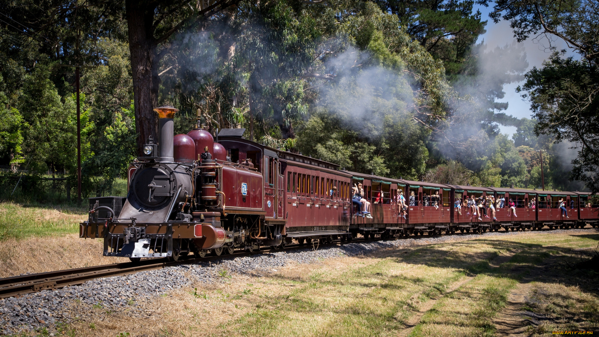 техника, паровозы, рельсы, паровоз, дорога, железная