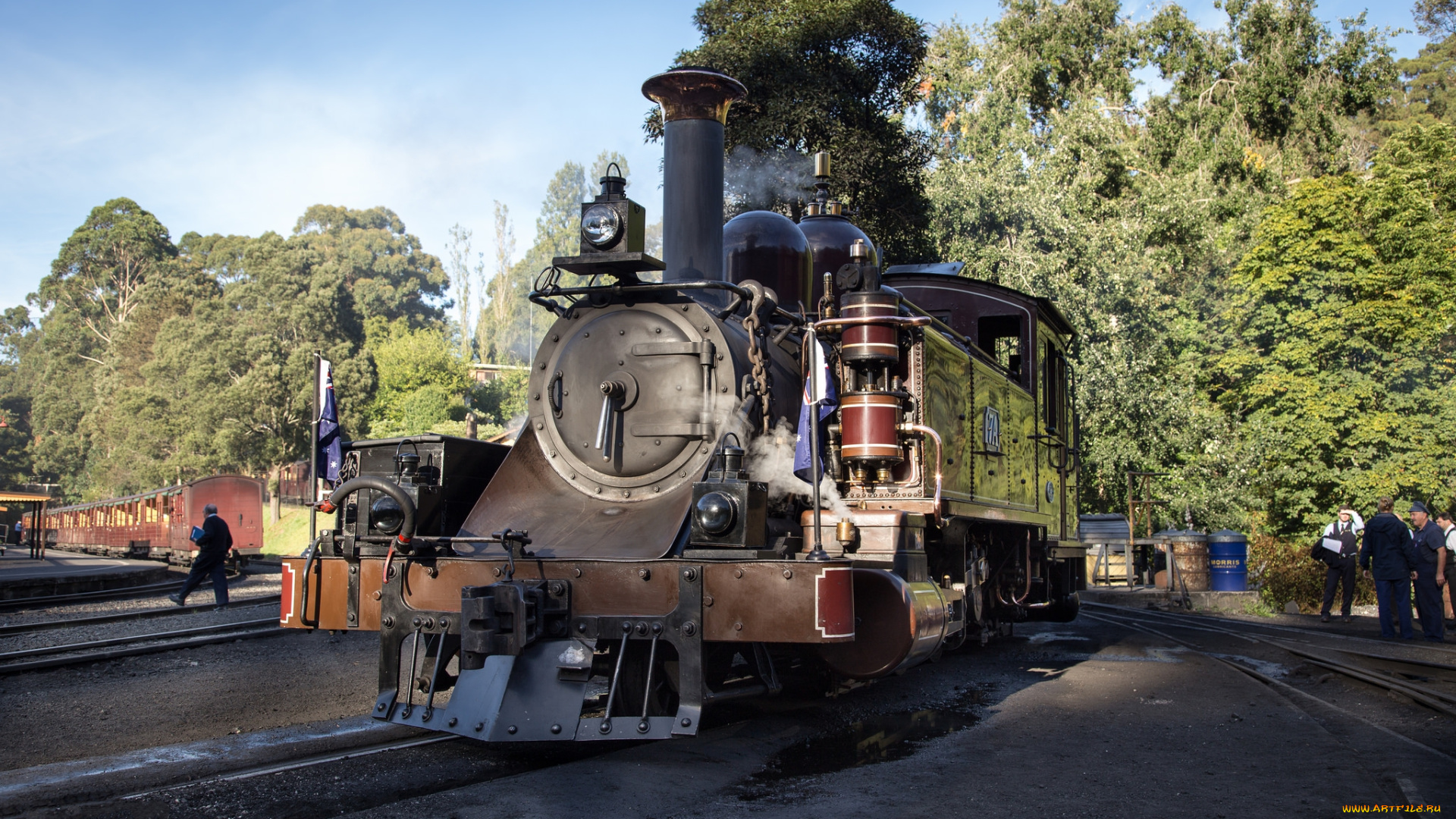 техника, паровозы, рельсы, паровоз, железная, дорога