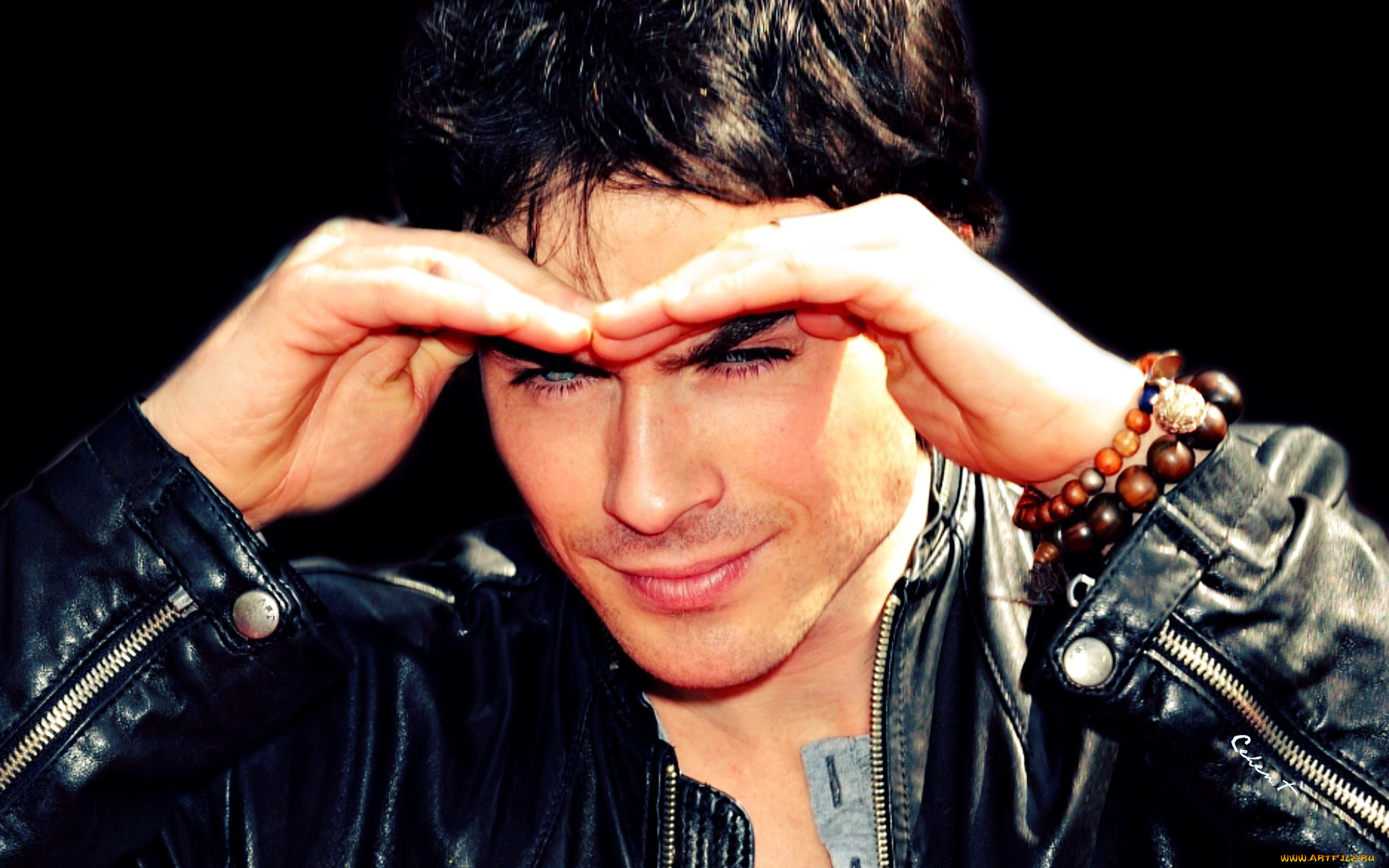 мужчины, ian, somerhalder, браслеты, куртка