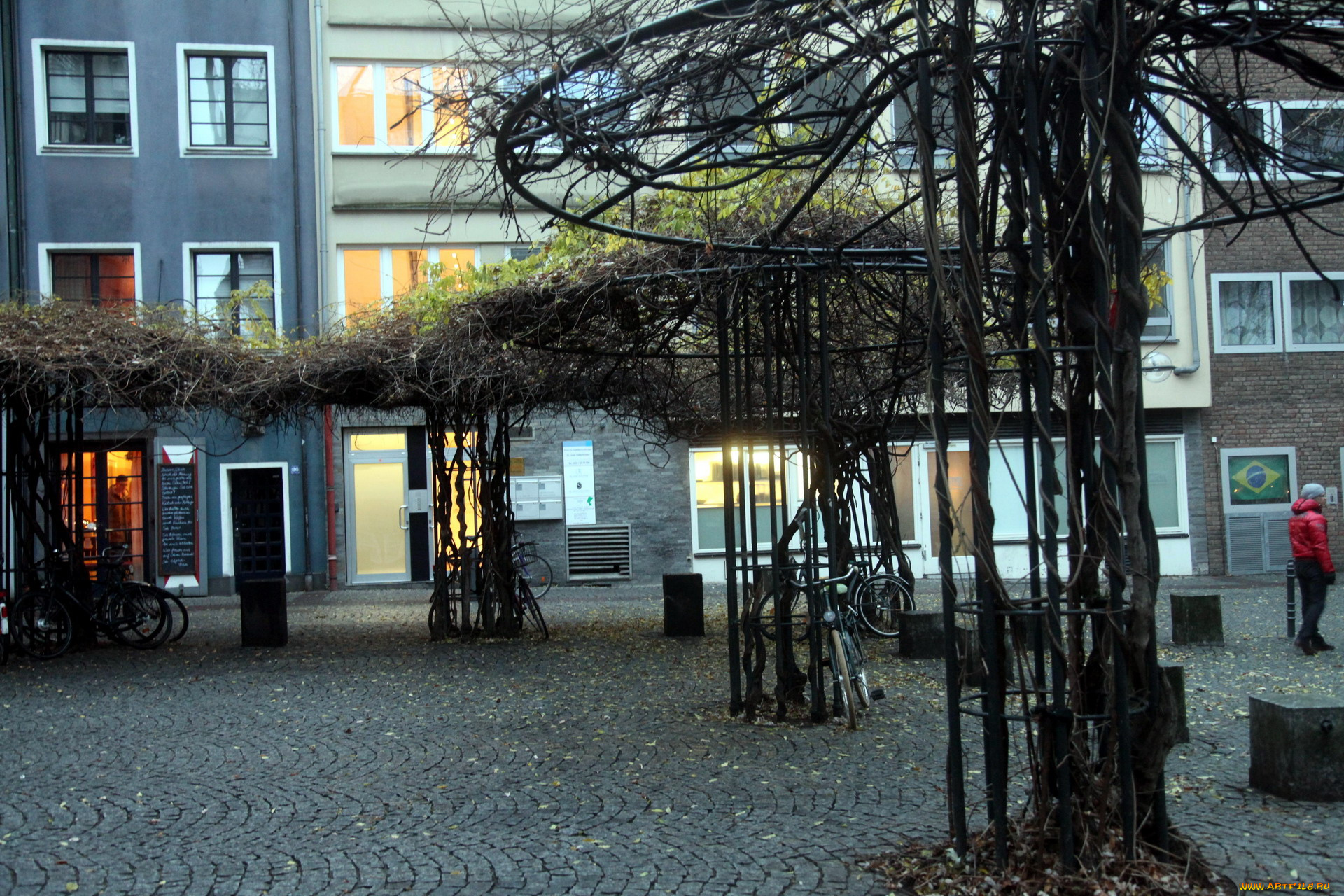 города, кельн, , германия, велосипеды