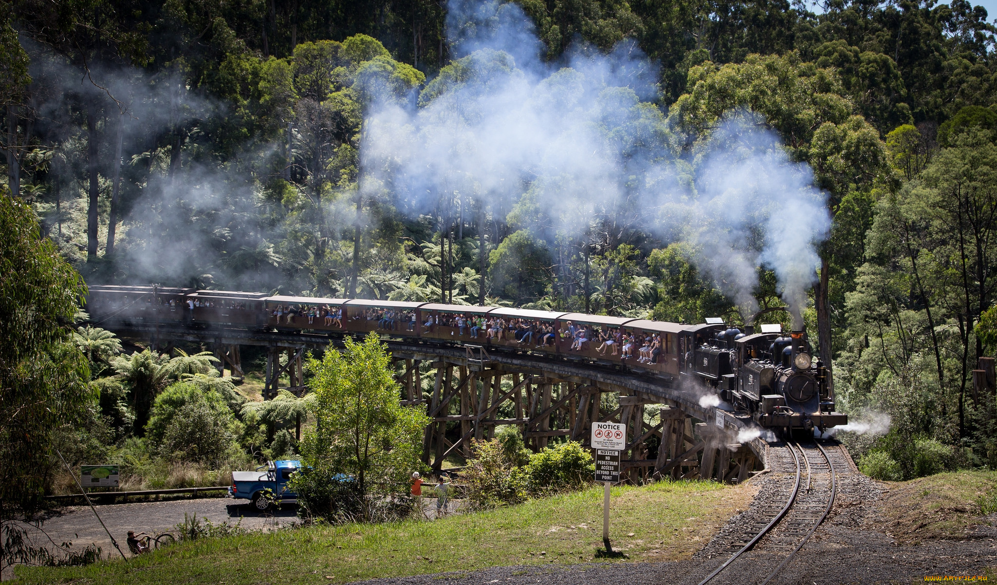 техника, паровозы, железная, дорога, рельсы, паровоз