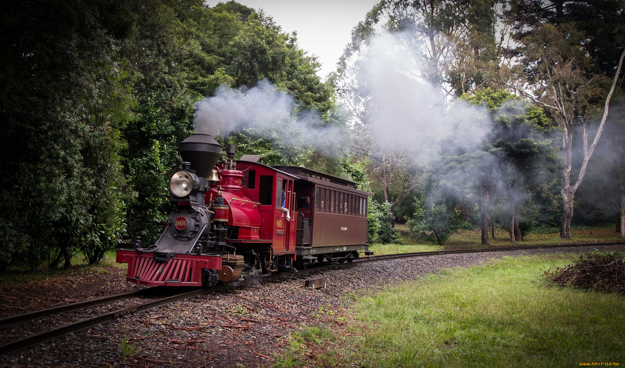 техника, паровозы, паровоз, рельсы, дорога, железная
