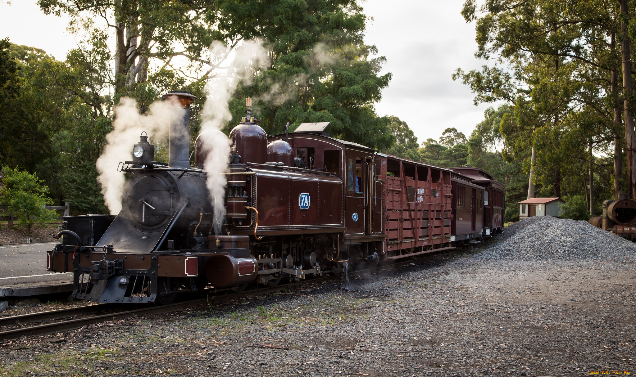 техника, паровозы, железная, паровоз, рельсы, дорога