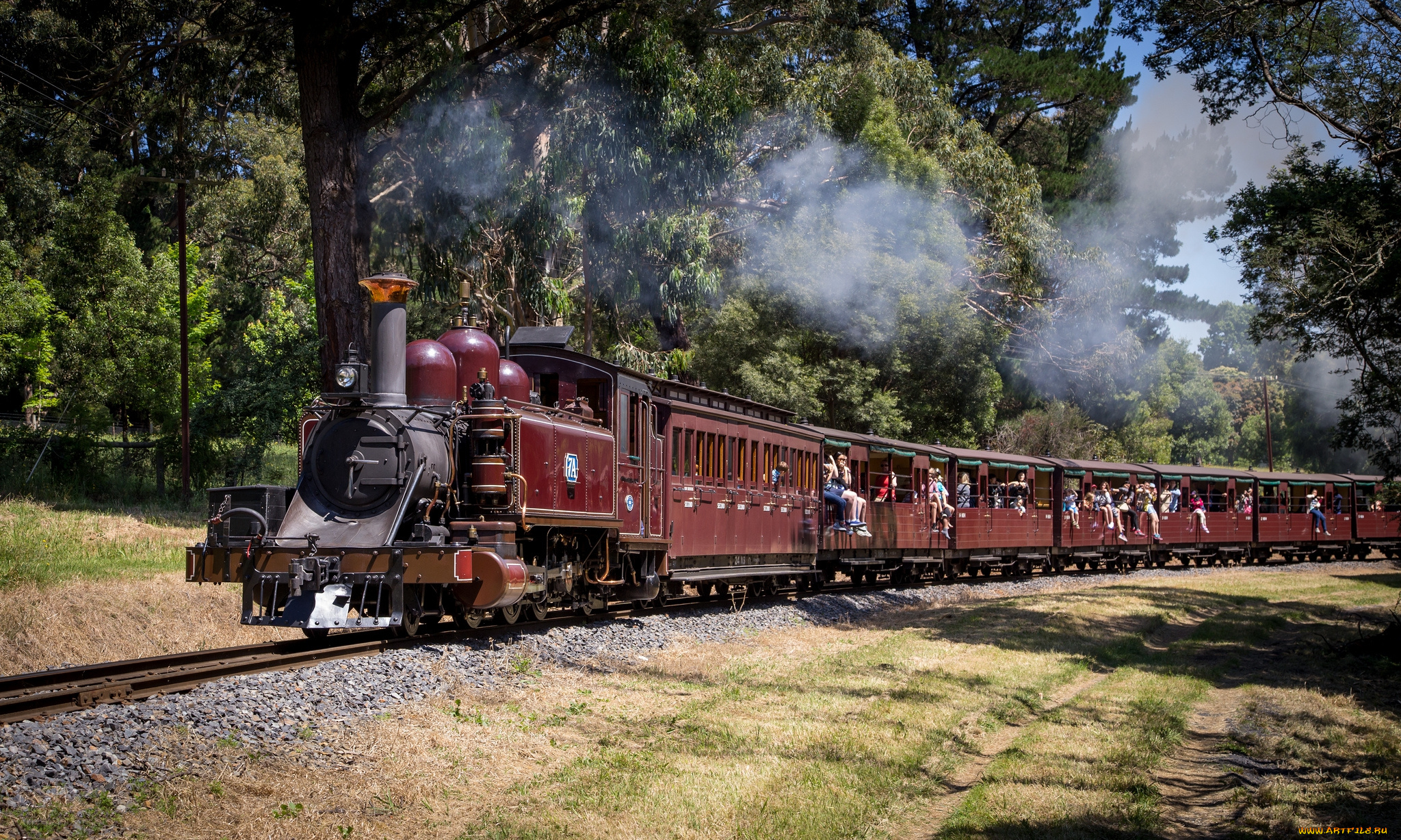 техника, паровозы, рельсы, паровоз, дорога, железная