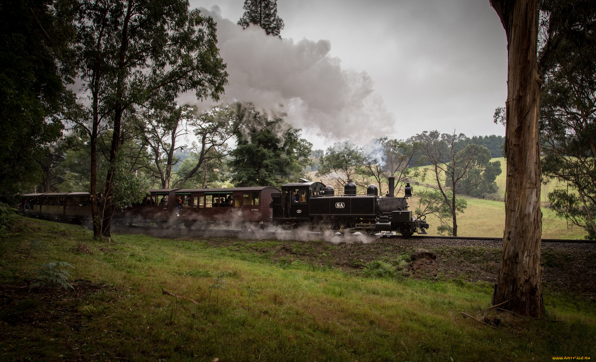 техника, паровозы, паровоз, рельсы, дорога, железная