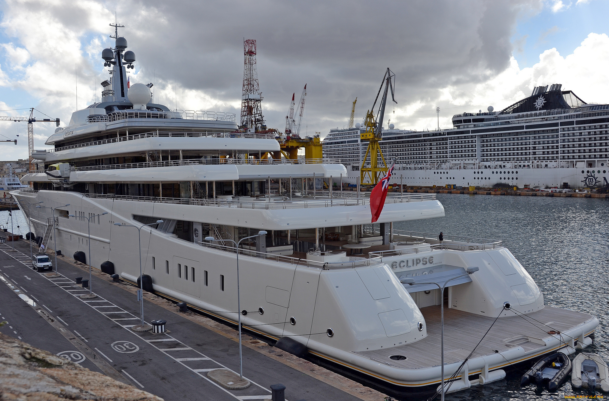 eclipse, корабли, Яхты, суперяхта
