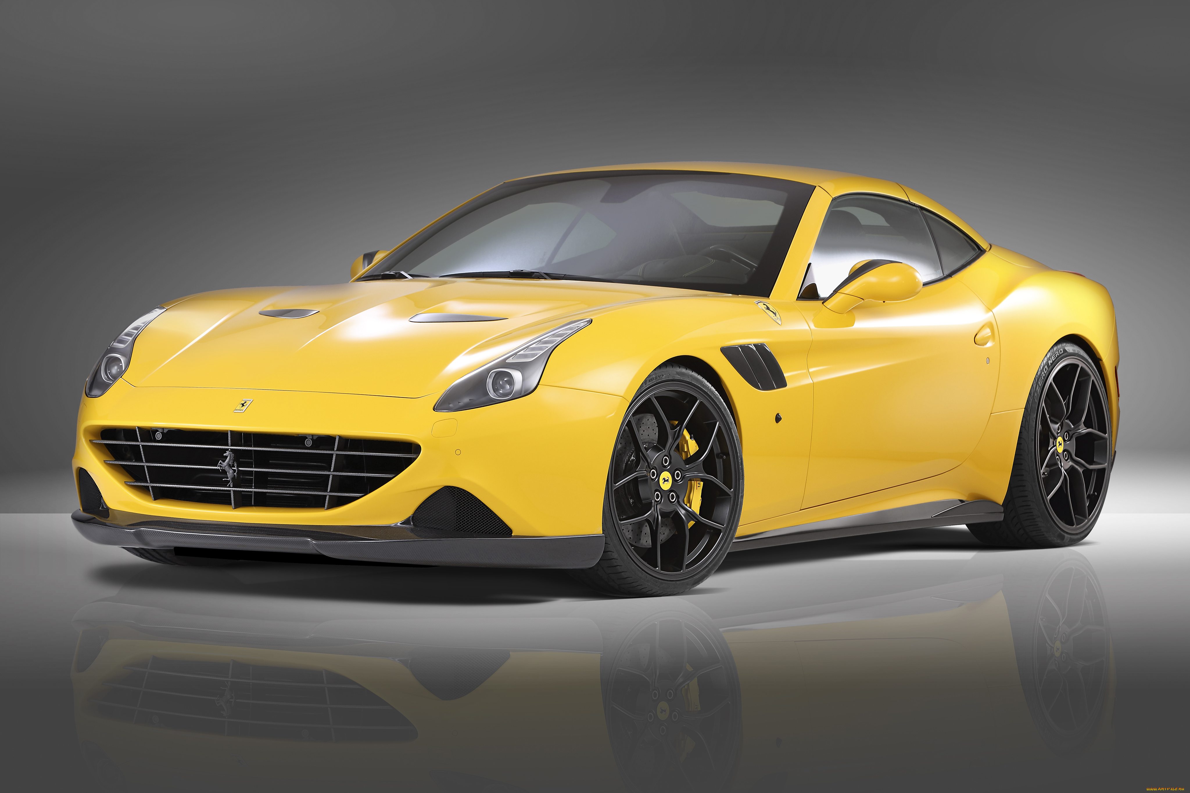 автомобили, ferrari, novitec, rosso, california, t, 2015г, желтый
