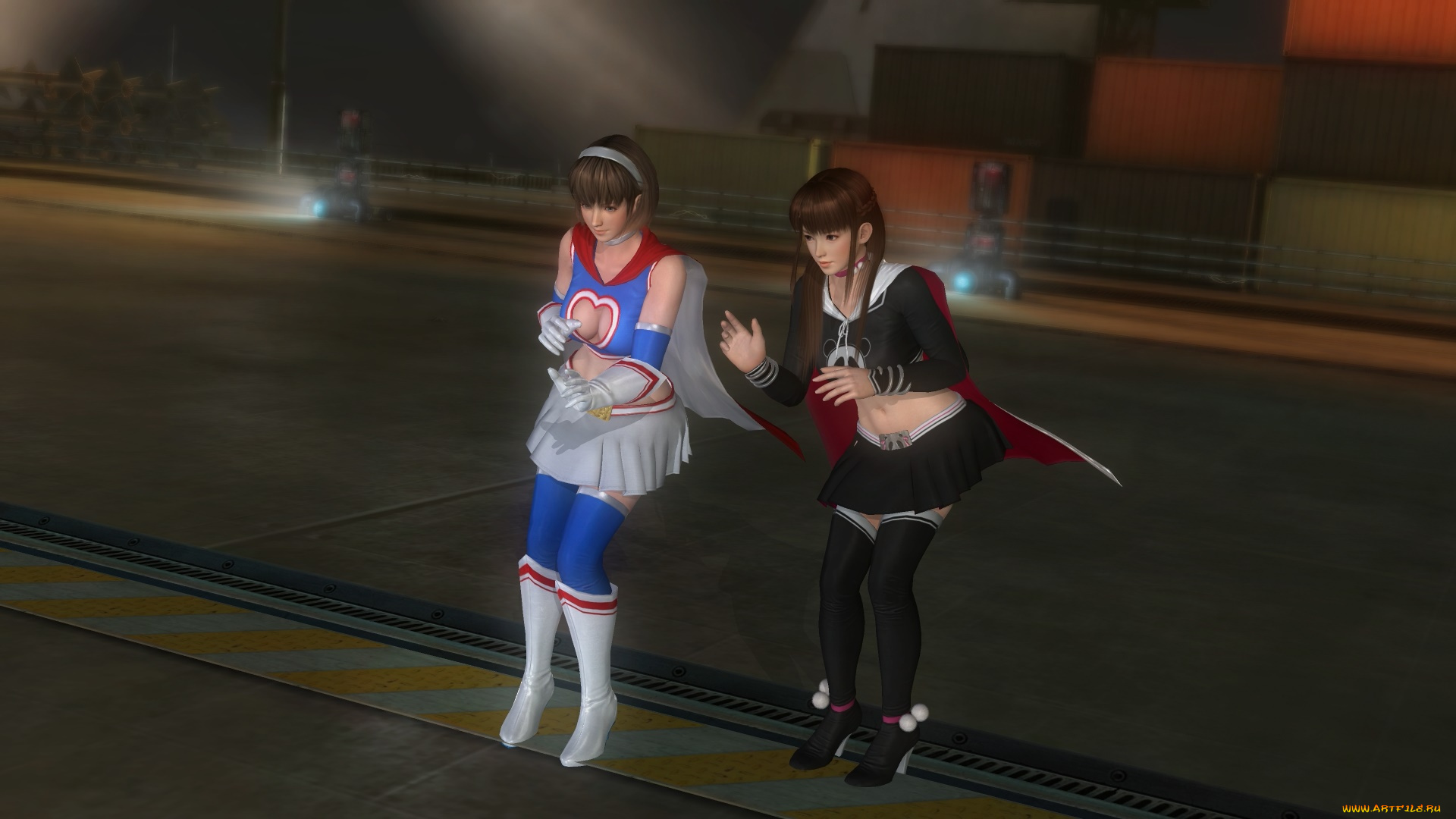 3д, графика, аниме, , anime, взгляд, девушки, поза, фон