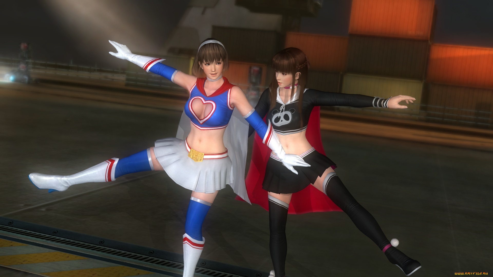 3д, графика, аниме, , anime, взгляд, девушки, поза, фон